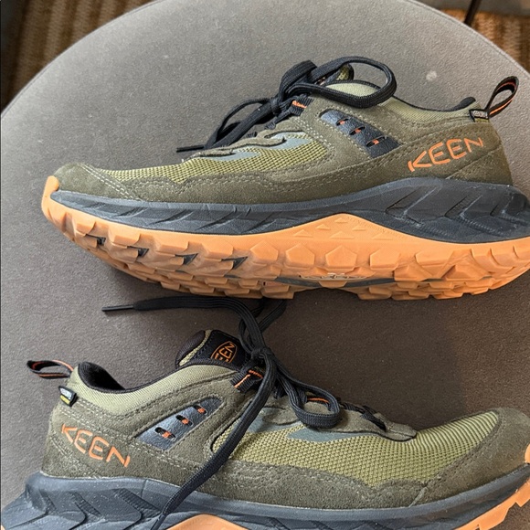 KEEN Hightrail Waterproof Mens 7 Hiking Shoes Forest Night/Dark Olive Outdoor - Picture 10 of 11